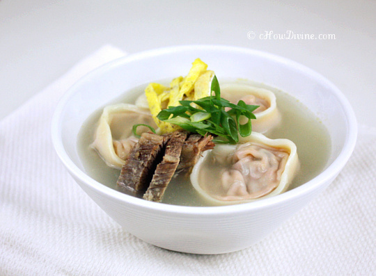 Mandu Guk (Korean Dumpling Soup) Recipe