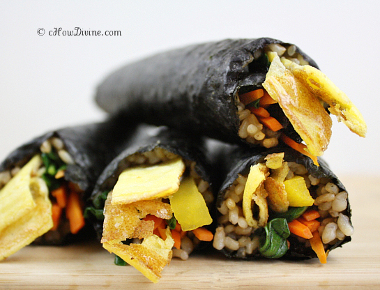 Gimbap (Korean Seaweed Rolls) 