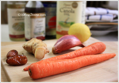 Carrot Ginger Dressing Ingredients | cHowDivine.com