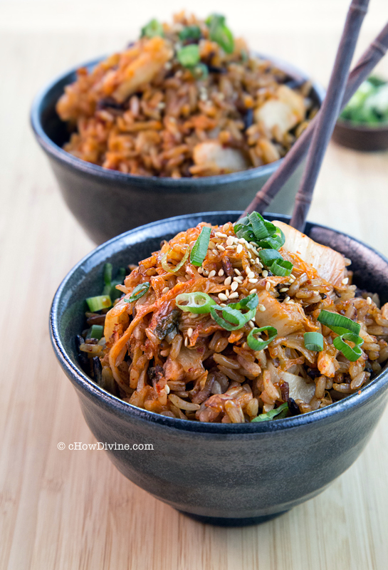 Two-Ingredient Kimchi Fried Rice | cHowDivine.com